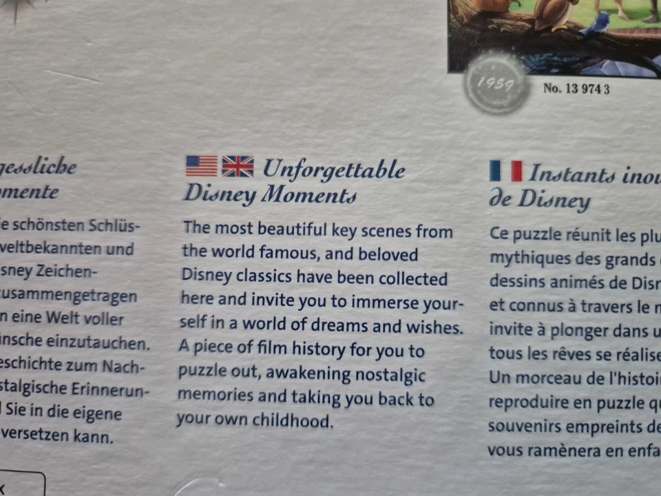 Rompecabezas Ravensburger Frozen Edición Coleccionista 1000 Piezas Foto 4 de 4