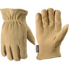 Wells Lamont Men's Thinsulate Deerskin Winter Gloves, Large 1091 Large, Tan