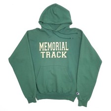 CHAMPION Hoodie Memorial Track USA College Jumper Sweatshirt Mens S