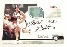 2001 Fleer Autographics Katie Smith Autograph Card