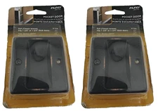 Pocket Door Handle Pull 2-1/2" L Brass Black Aged Bronze Prime-Line N7318 (2-PK)