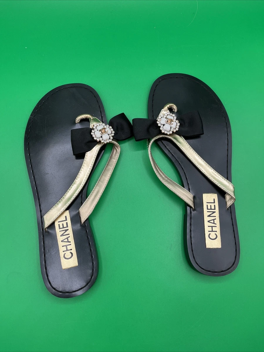 CHANEL Women's Flip Flop Plastic Upper Sandals for sale | eBay
