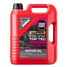 Top Tec Truck 4450 SAE 15W-40 Conventional Motor Oil, 5 Liters 5.28 Quarts