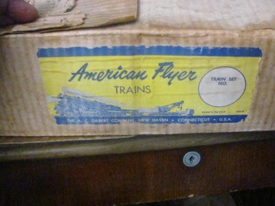 American Flyer Train Set Vintage Purchased in 1957