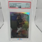 2023 Bowman Chrome Draft Paul Skenes Rookie Refractor PSA 10 Pirates