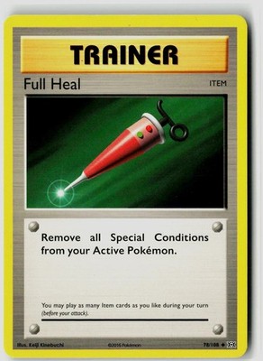 FULL HEAL 78/108 EVOLUTIONS POKEMON UNCOMMON NEAR MINT NM