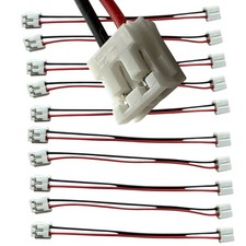 EH JST 2Pin Double Connector Housing Wire x 10 for RC DIY Electric Circuit Board