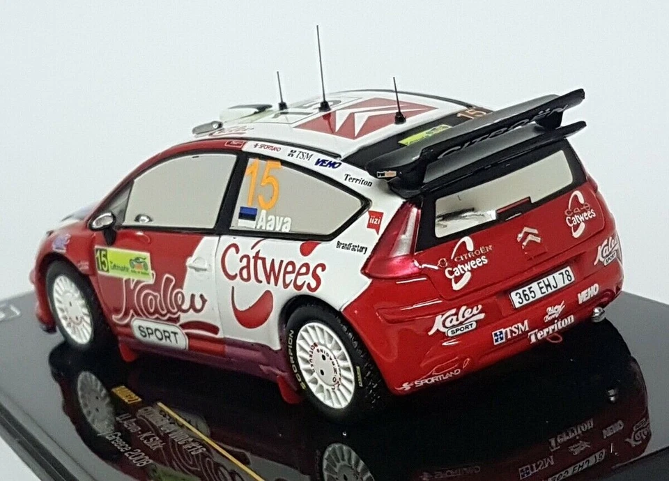 Ixo 1/43 Scale - RAM327 Citroen C4 WRC #15 Rally Greece 2008 Diecast Model Car - Image 4 of 4