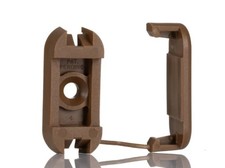 WJ ABB Furse Polypropylene Lightning Earth Clip Conductor 25 x 3mm (25 clips)