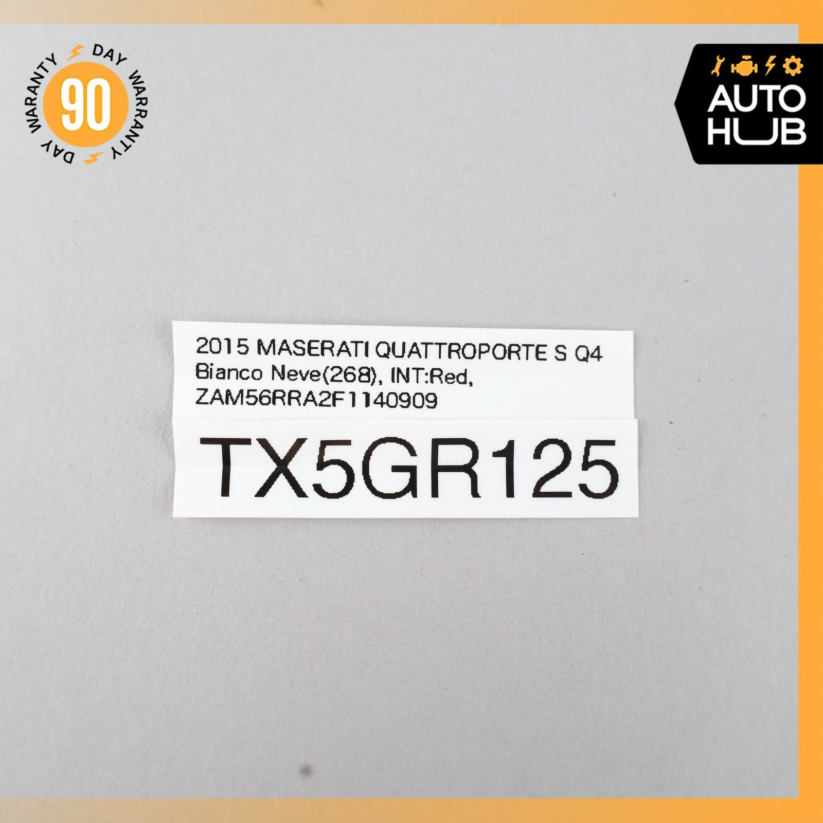 14-17 Maserati Quattroporte Ghibli S Q4 Fuel Evap Vapor Charcoal Canister OEM