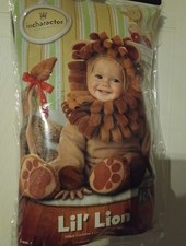 Cowardly Lil' Lion Costume Halloween 12/18 Months In Character