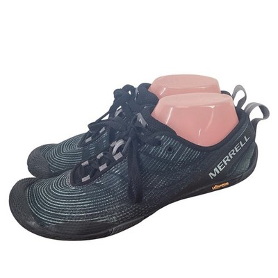 MERRELL Vapor Glove 2 Women Sz 8 Black Castle Rock Barefoot Trail Running Shoe
