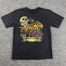 Vintage Y2K South Pole Kids Youth Graphic T Shirt Black Size Large 7 Skater