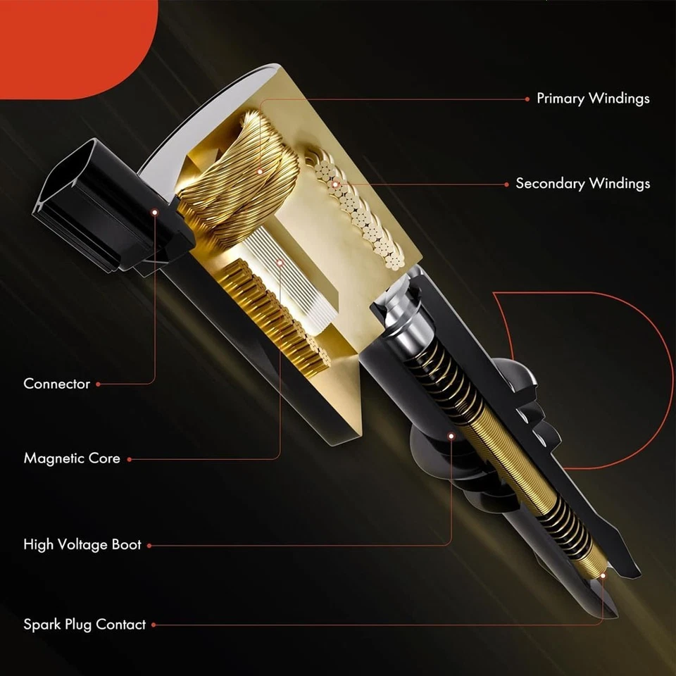 juego de bobinas de encendido y bujía Foto 4 de 4