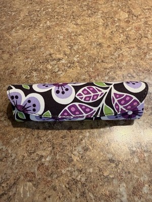 Vera Bradley Reading Glasses Case Purple Floral Pattern