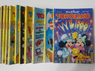 Mickey Mouse Vintage 1987 Complete (-13 books) No. 1623 to 1674 - BUY COMICS SHOP