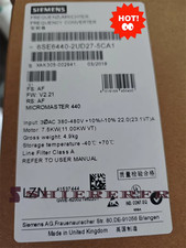 1pcs 6SE6 440-2UD27-5CA1 NEW SIEMENS 6SE6440-2UD27-5CA1 MICROMASTER 440 Inverter