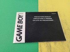 Game Boy Health And Safety Precautions MANUAL ONLY C/AGB-USA-1