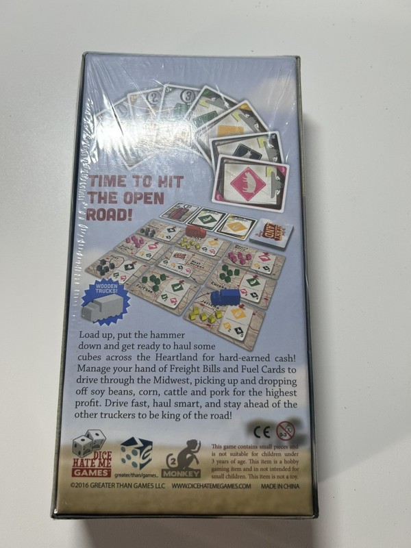 The Great Heart Land Hauling Co. Trucking Board Game Greater than Games NIS