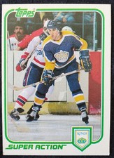 1981 Dave Taylor Los Angeles Kings NHL Topps Super Action Card  #32