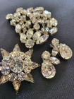 Vintage Rhinestone Costume Jewelry Lot•Cora•LOVELY!