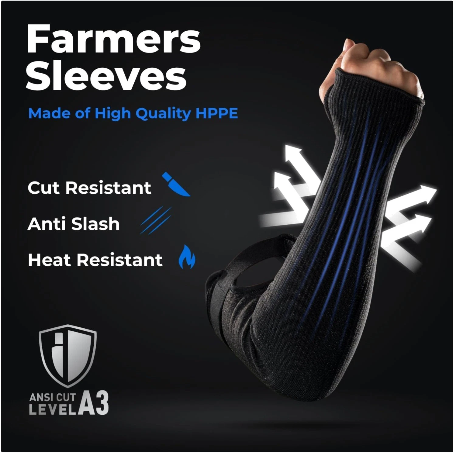 Breathable Cut Resistant Sleeves - Gardening, Kitchen