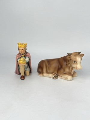 Vintage M.I. Hummel Small Lot With King Kneeling And Ox (B-913)