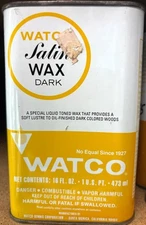 WATCO SATIN WAX DARK PINT