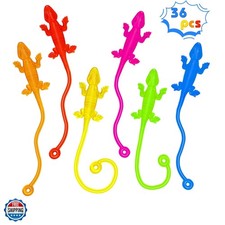 Sticky Hands Bulk 36PCS Kids Party Favors Lizard Shape Stretchy Sticky Hand F...
