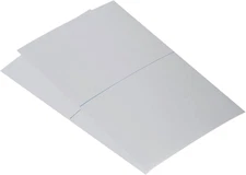 7" Polarized Film Sheets, 2 Pack Adhesive Polarizer Linear Polarizing Filter for