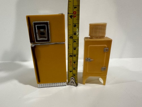 Vintage MCM Salt Pepper Shaker Shakers Refrigerator Ice Box Tupperware 1976 Rare - Picture 13 of 14