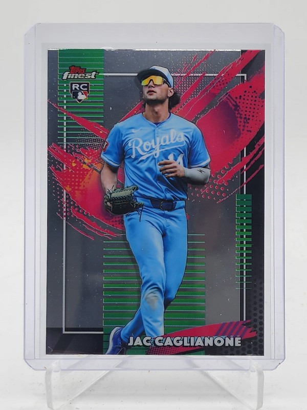 JAC CAGLIANONE 2026 TOPPS FINEST RARE ROOKIE BASE #201 BASEBALL ROYALS Q3967