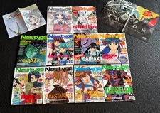 Newtype USA Anime Magazine Lot of 10 Issues Mar 2003-Jan 2004 w/ Posters +Extras