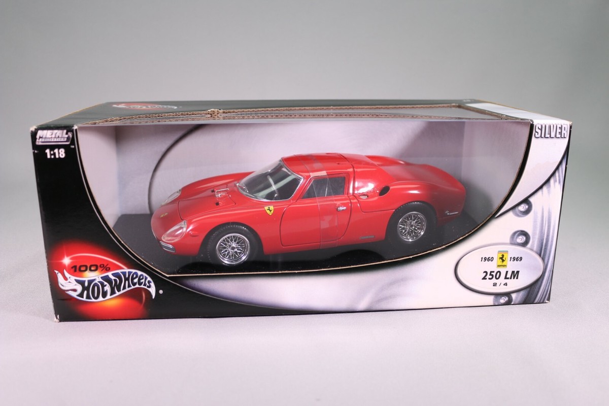 Véhicules miniatures Hot Wheels Racing 1:18 Ferrari