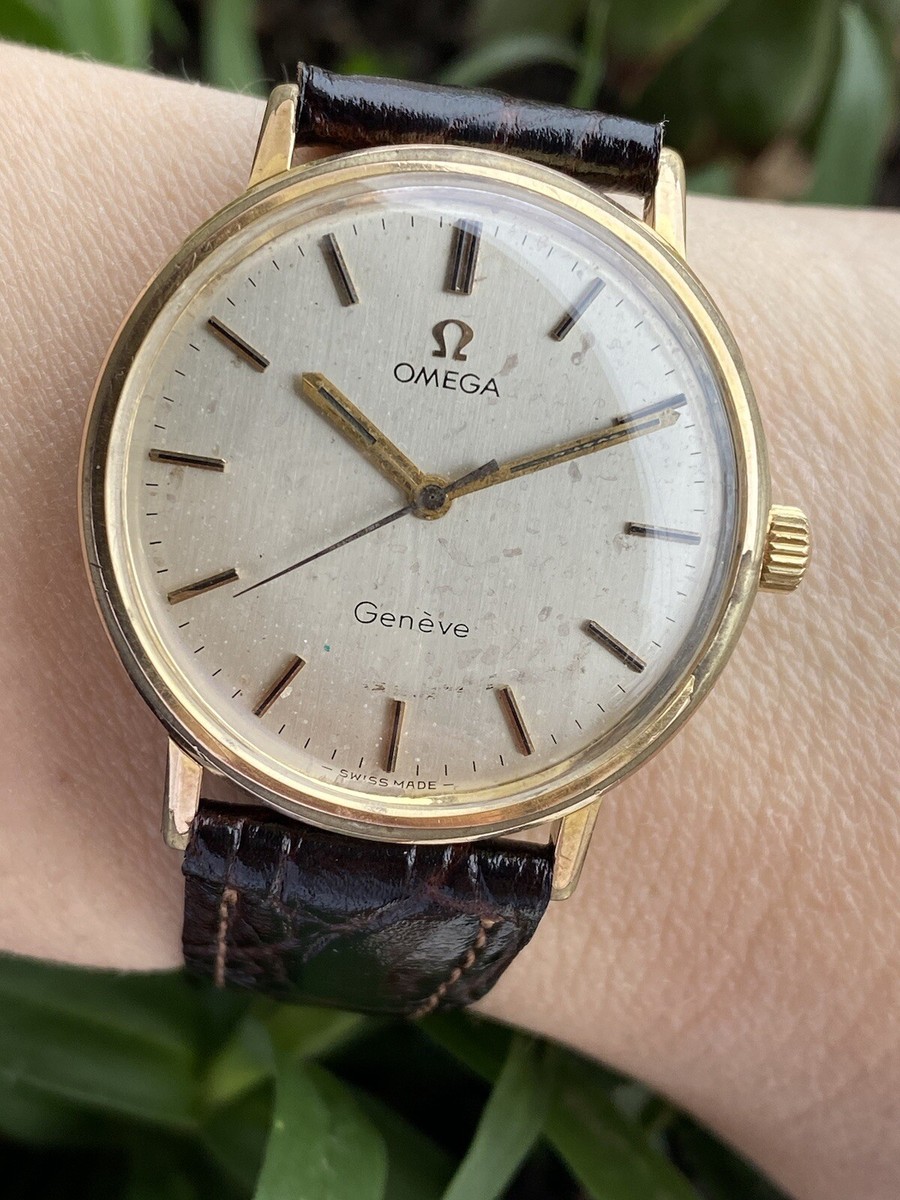 Omega Geneve Watch Manual Cal.601 Mens 34mm 131.019 Swiss Vintage