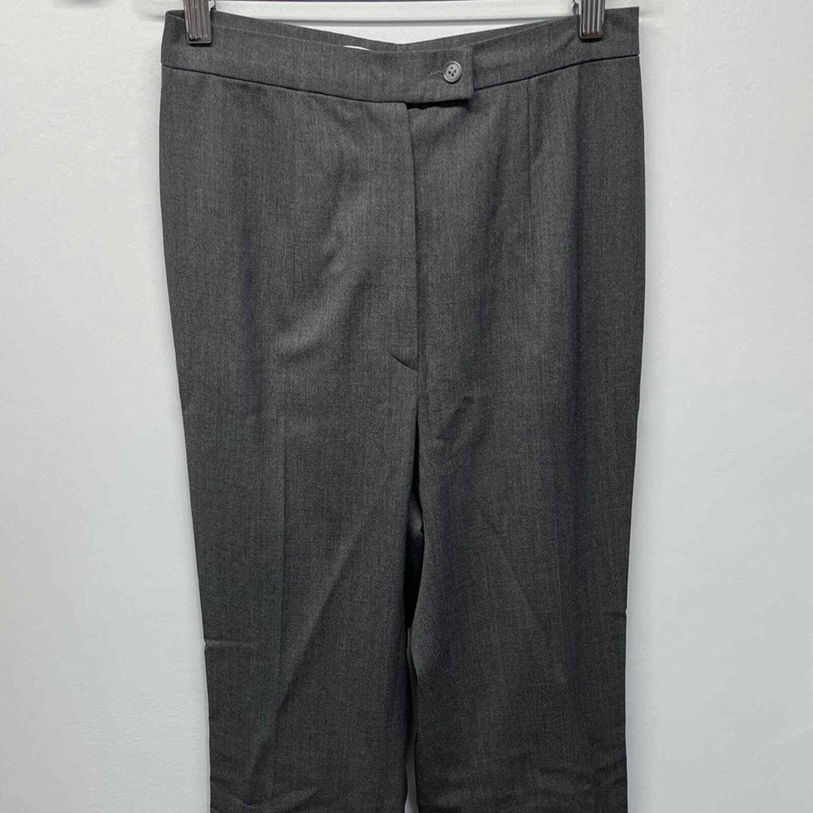 Jil Sander Wool Trouser Dress Pants Gray Size 38 - image 2