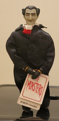 Vintage GRANDPA MUNSTER Plush Doll Hamilton Gifts Presents The