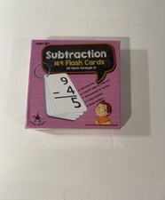 Star Right 169 Subtraction Math Flash Cards All Facts Through 12. Ages 6 Sealed