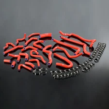 FIT FOR SILVIA 180SX 200SX S13 CA18DET 89-94 SILICONE RADIATOR HEATER HOSE CLAMP