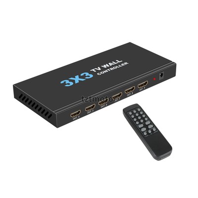 NK-330 4K HDMI 3X3 Video Splicer Video Processor TV Wall Controller for Splicing