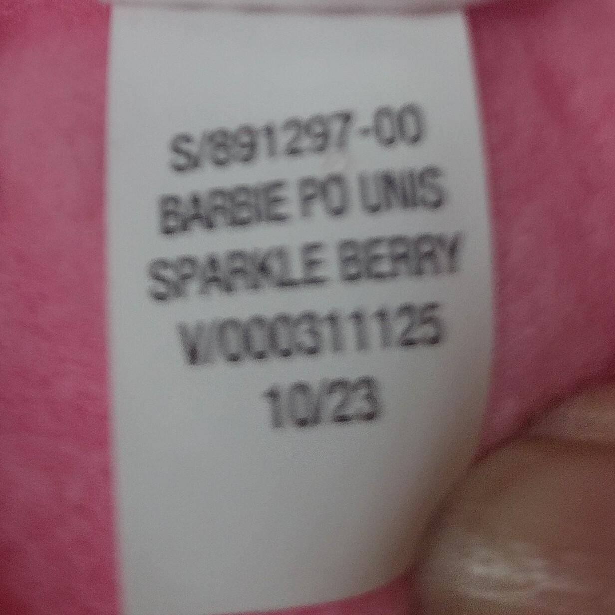 Barbie Gender-Neutral Pullover Hoodie for Adult color Pink size M image 8