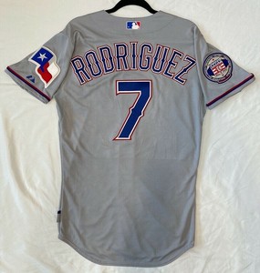 pudge rodriguez rangers jersey