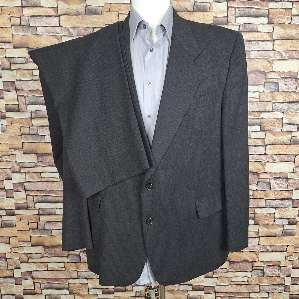 Traje Saville Row dorado 2 piezas para hombre 46R 40X29 lana carbón Canadá Foto 4 de 4