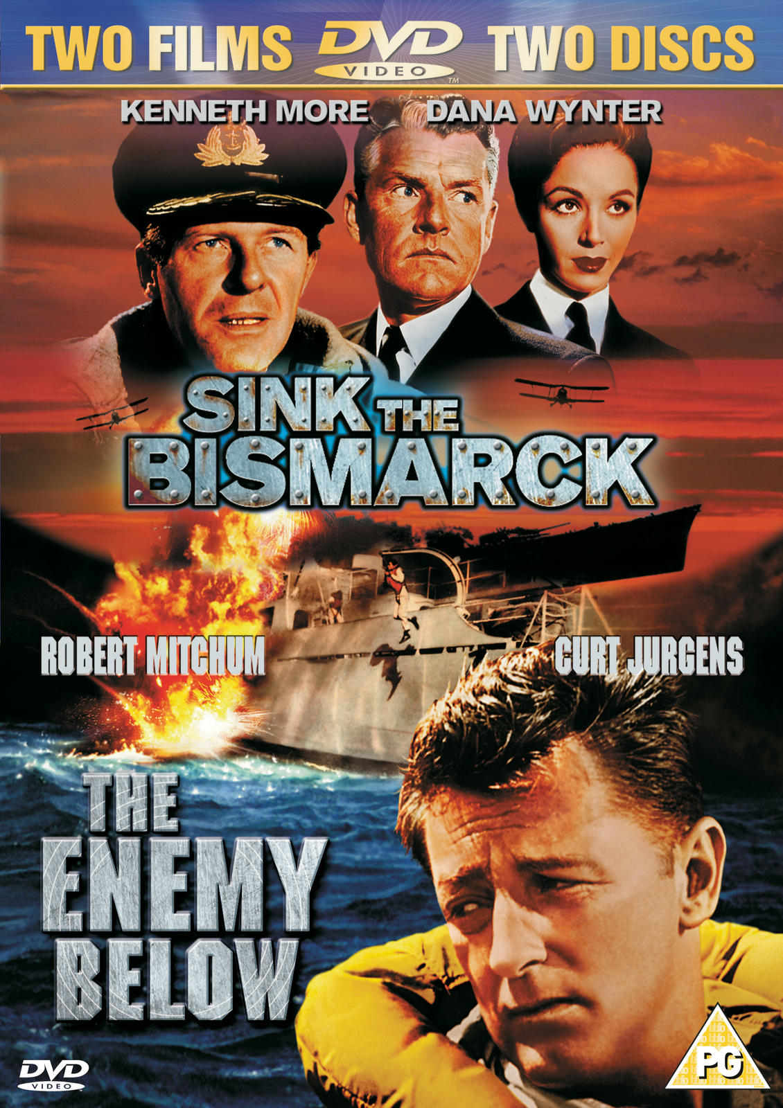 The Enemy Below/Sink the Bismarck! (DVD)