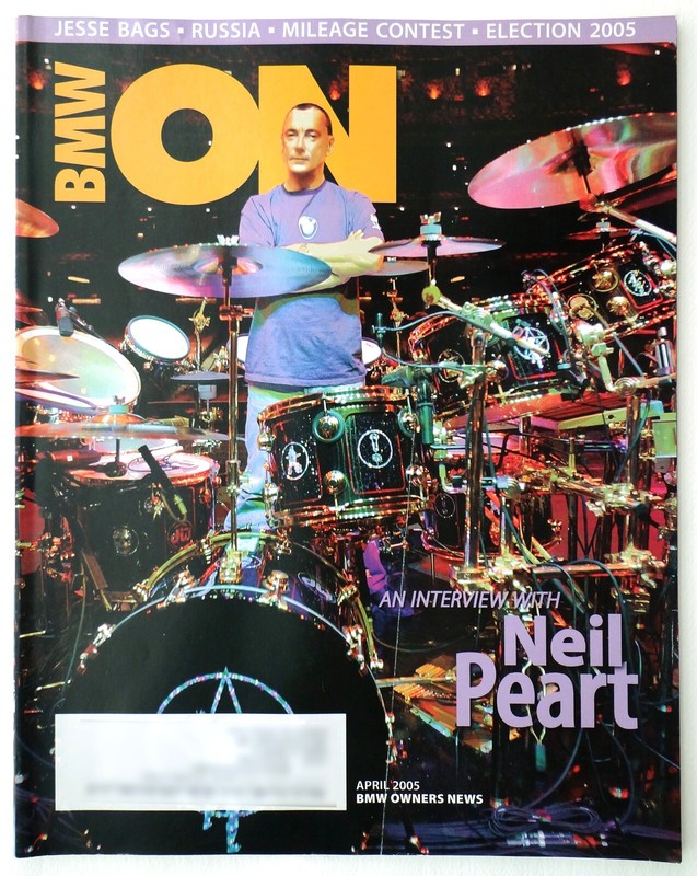BMW ON April 2005 - Intrvw w/ NEIL PEART_Russia Trans Sib Hwy_Tour 4 Humanity +