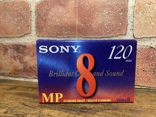 Sony MP 120 8 MM tape NEW Factory sealed Standard Brilliant Color  Sound