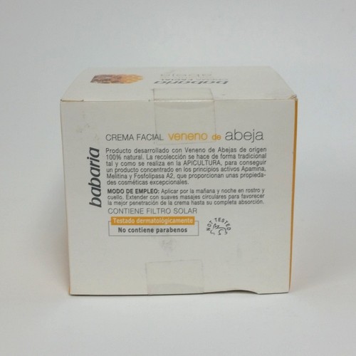 Babaria Anti Wrinkle Face Cream with Bee Venom Sting Anti-aging 1.6oz / 50mL - Picture 5 of 8