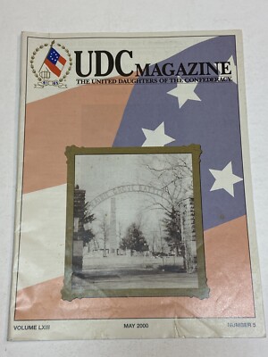 UDC United Daughters of the Confederacy Magazine May 2000 Prairie Grove Arkansas