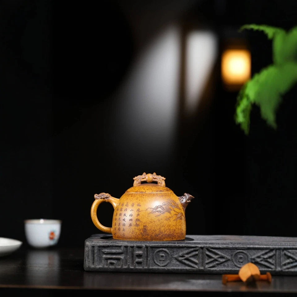 Yixing Zisha Pot Shuanglong Qinquan Zisha Pot - Immagine 3 di 4