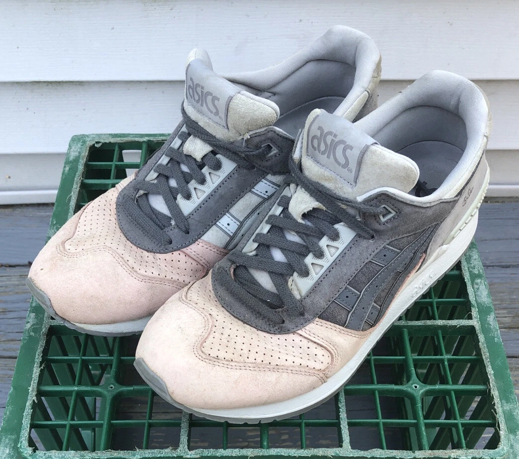 Asics Tiger Gel Respector Sneaker H720L Carbon Gray Pink KITH JAPANESE GARDEN